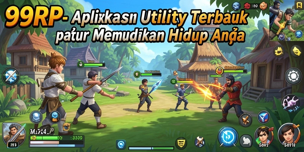 Tampilan antarmuka 99RP yang intuitif untuk pengguna.