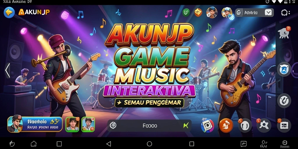 Tampilan gameplay AKUNJP yang seru dan menantang.