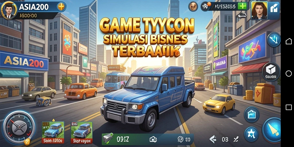 Tangkapan layar gameplay ASIA200 menampilkan pengalaman Tycoon yang mendebarkan.