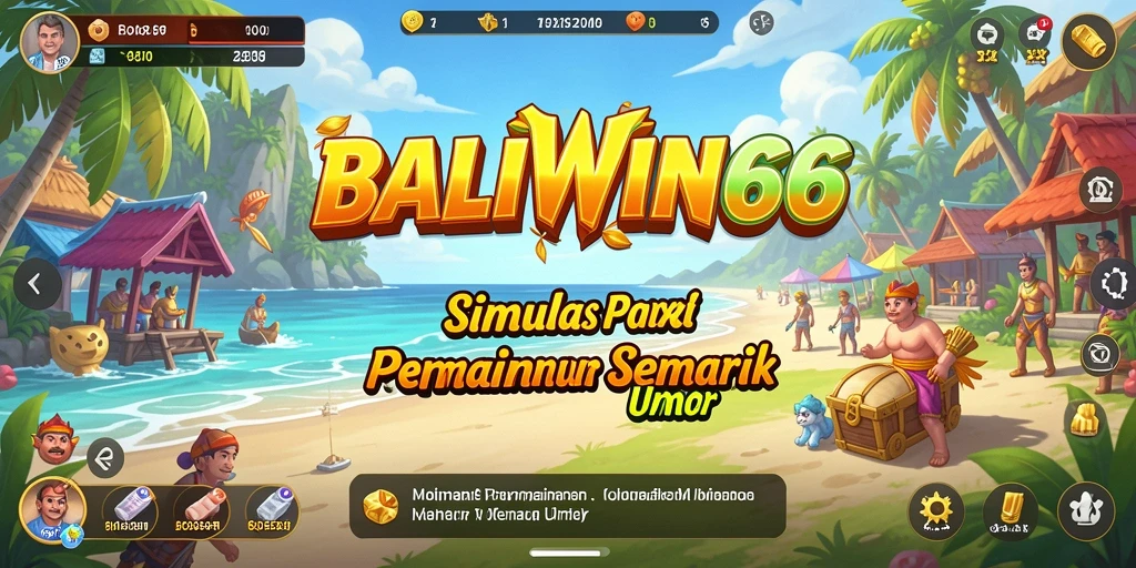 Tampilan gameplay BALIWIN66 yang menakjubkan dan mendalam.