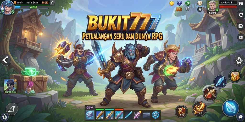 Gameplay menawan dan grafik luar biasa di BUKIT777.