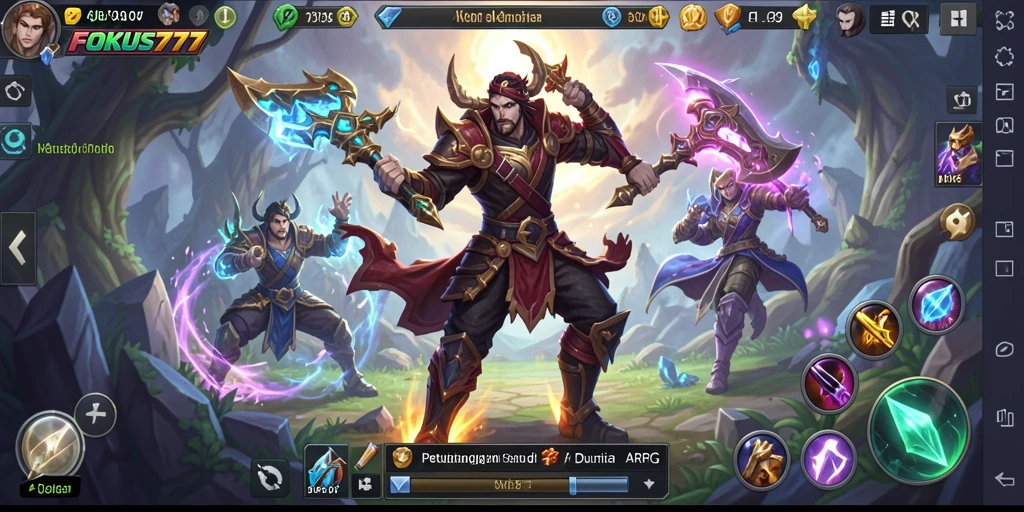 Gameplay ARPG yang mendebarkan dan penuh aksi.