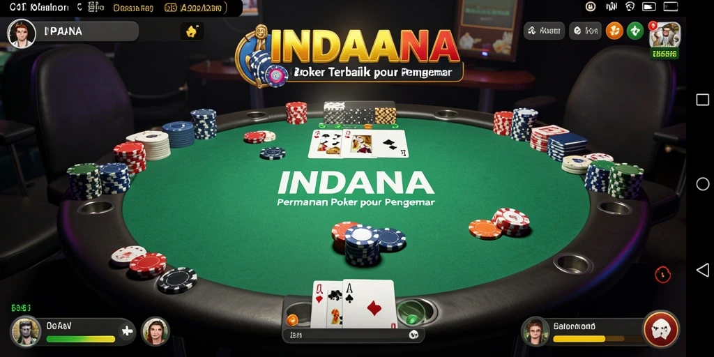Tampilan menarik dari gameplay Poker INDAAA yang mengasyikkan.