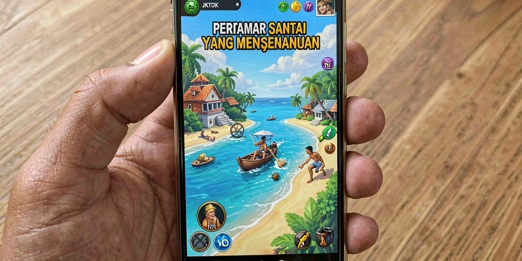 Tampilan gameplay menarik dan menyenangkan dari JKTOK.