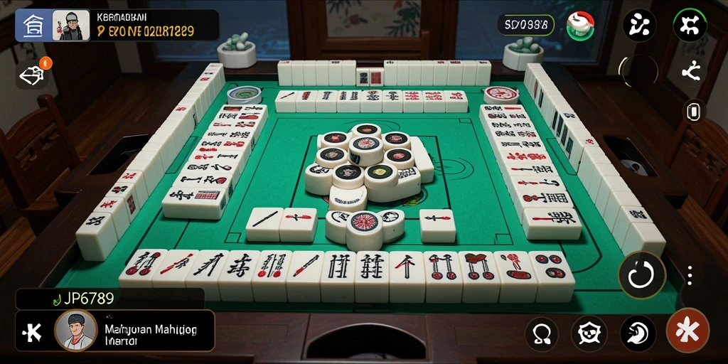Tampilan gameplay Mahjong yang menarik dalam JP6789.