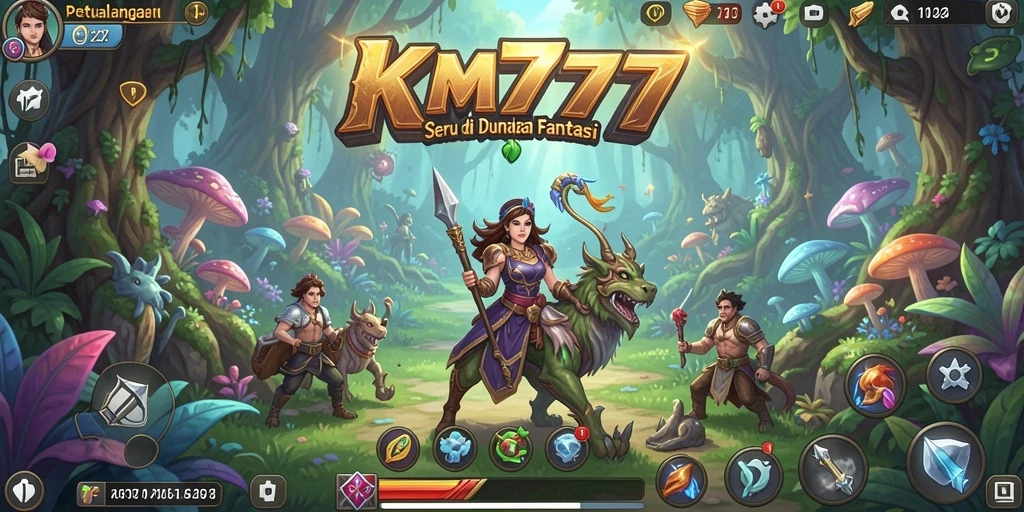 Gameplay menarik KM777 dengan petualangan seru dan karakter unik.