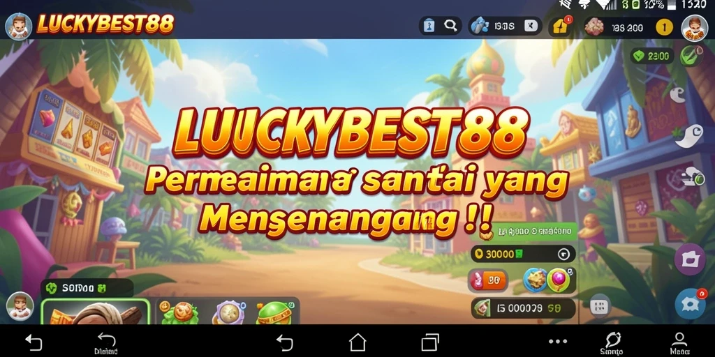 Tangkapan layar LUCKYBEST88 menampilkan gameplay santai yang menyenangkan.