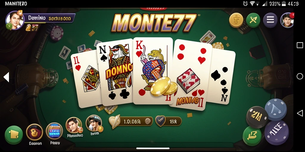 Tampilan gameplay seru di MONTE77 dengan grafis yang menarik.