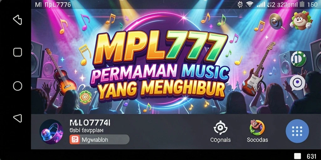 Tampilan game MPL777 dengan gameplay musik yang seru.