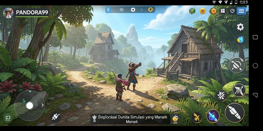 Tangkapan layar gameplay PANDORA99 yang seru dan interaktif.