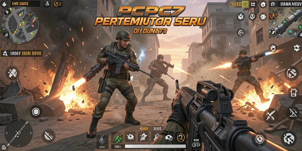 Gameplay seru dari PCPC7 di dunia TPS.