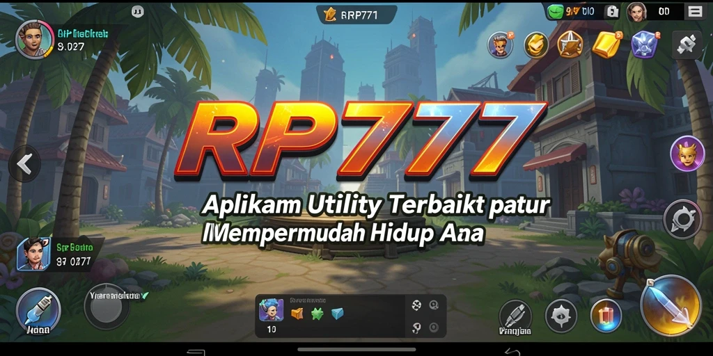 Tangkapan layar utama RP777 menunjukkan antarmuka pengguna yang sederhana dan fungsional.