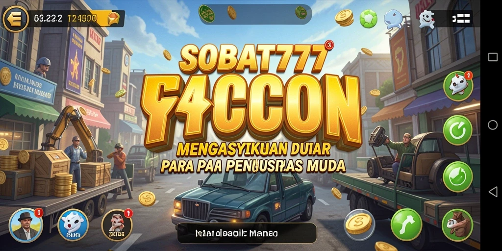 Screenshot gameplay SOBAT777 yang menunjukkan interaksi menarik dalam mengelola bisnis Tycoon.