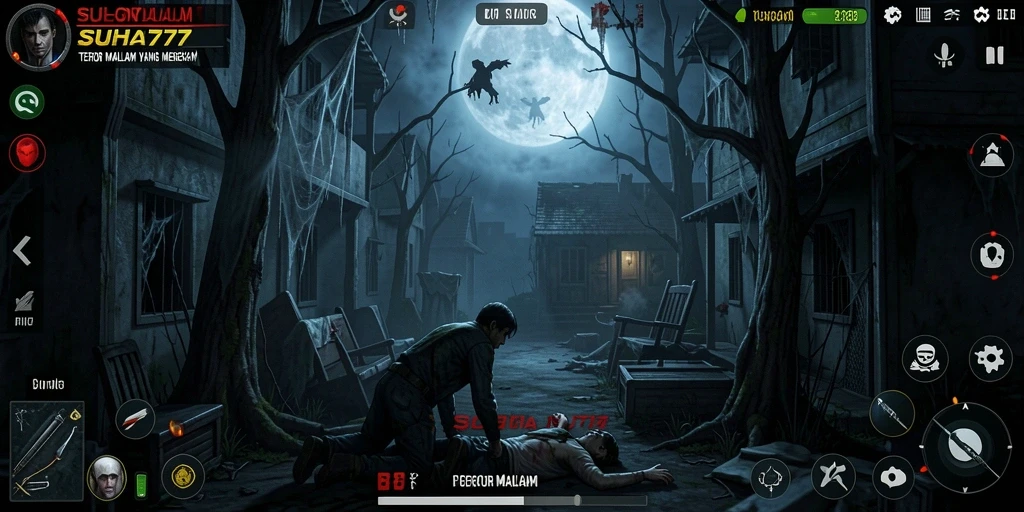 Tampilan gameplay SUHU777 penuh ketegangan dan teror yang mengerikan.