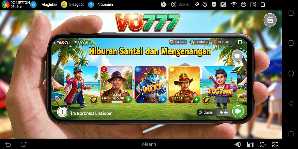 Screenshot menunjukkan keseruan permainan Casual dengan grafis cerah.